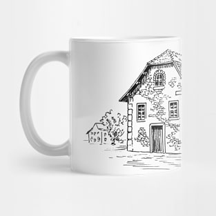 House in old Europe style_01 Mug